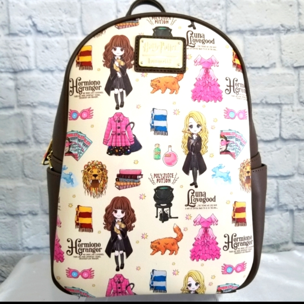 Loungefly Harry Potter Hermoine Luna Mini Backpack Bag